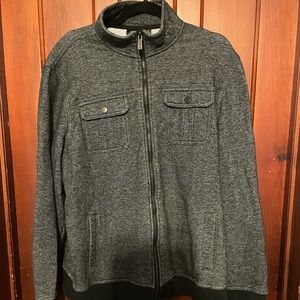 Nice Heathered Grey full zip jacket